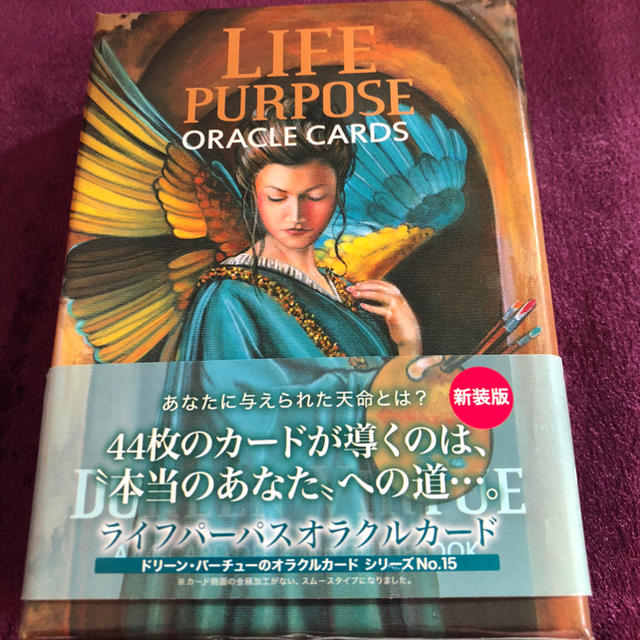 ドリーンバーチュー♡ ライフパーパスオラクルカード　金縁　日本語説明書付 浄化済