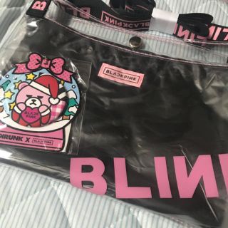 専用　blackpink クリアバック 缶バッチ非売品(アイドルグッズ)