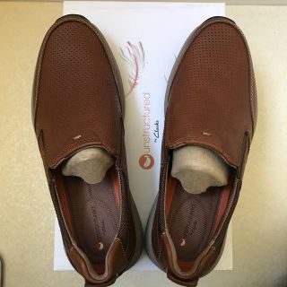 クラークス(Clarks)の【新品未使用】Clarks (Un Coast Step) スリッポン 25cm(スリッポン/モカシン)