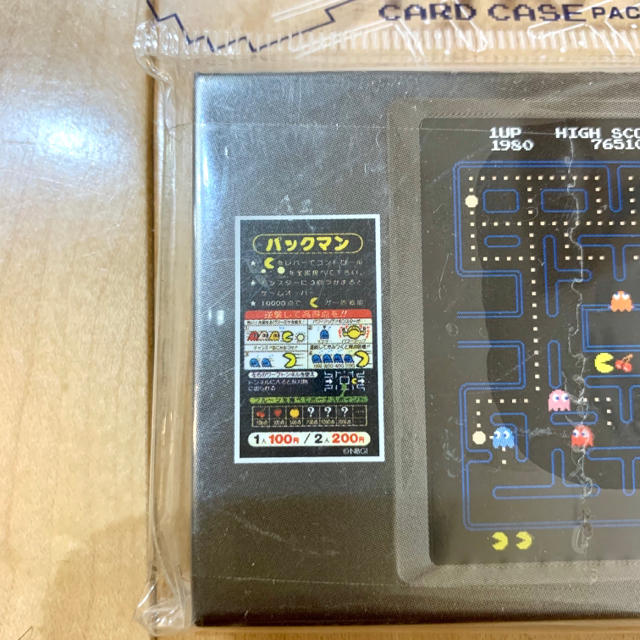 パックマンPAC-MAN 名刺ケース ナムコ 新品、未使用 メンズのファッション小物(名刺入れ/定期入れ)の商品写真