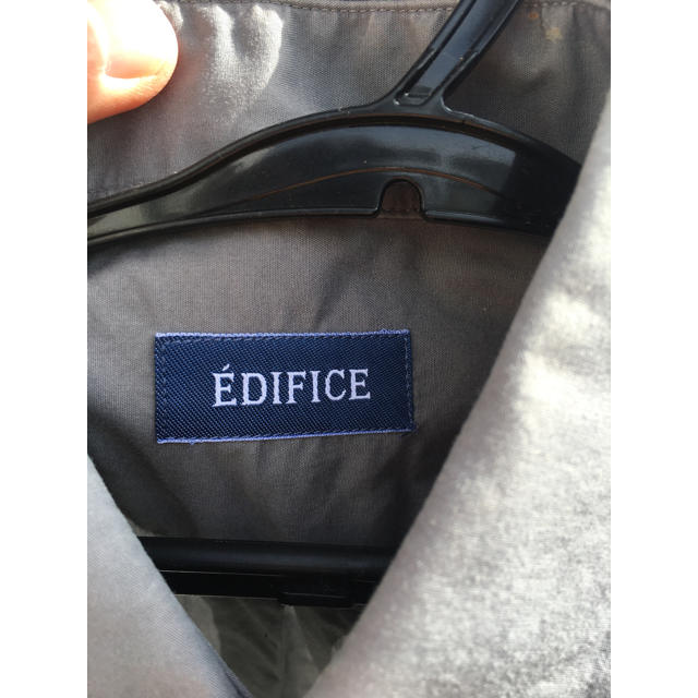 EDIFICE(エディフィス)のEDIFICE エディフィス　グレー　M　 半袖シャツ メンズのトップス(シャツ)の商品写真