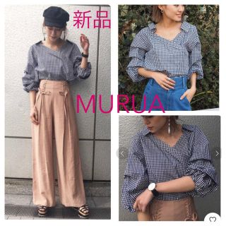 ムルーア(MURUA)のMURUA  ギンガムチェックシャツ  snidel  SLY  EMODA(シャツ/ブラウス(長袖/七分))