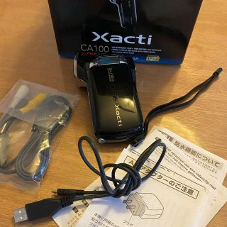 サンヨー(SANYO)のXacti DMX-CA100 箱付き(ビデオカメラ)