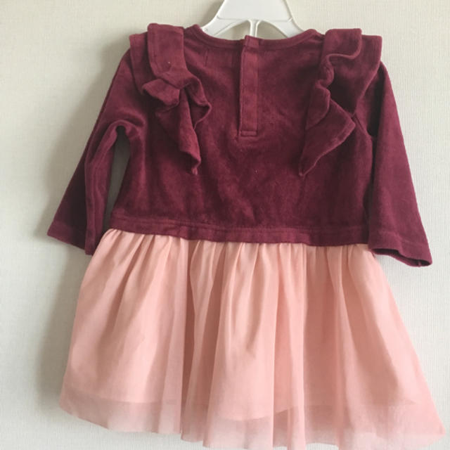 グリーンレーベルリラクシング チュールドッキングワンピース  85cm キッズ/ベビー/マタニティのベビー服(~85cm)(ワンピース)の商品写真