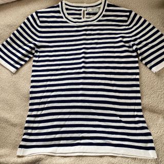 ザラ(ZARA)のZARAボーダートップスMサイズ(カットソー(半袖/袖なし))