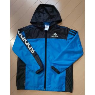 アディダス(adidas)のウインドブレーカー(キッズ)(ジャケット/上着)