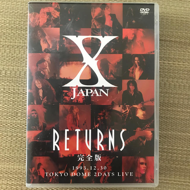 6/17までX　JAPAN　RETURNS　完全版　1993．12．30 DVD