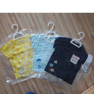 ユニクロ(UNIQLO)の【新品・未開封】ユニクロ Eテレコラボ Tシャツセット（70サイズ）3着セット(Ｔシャツ)