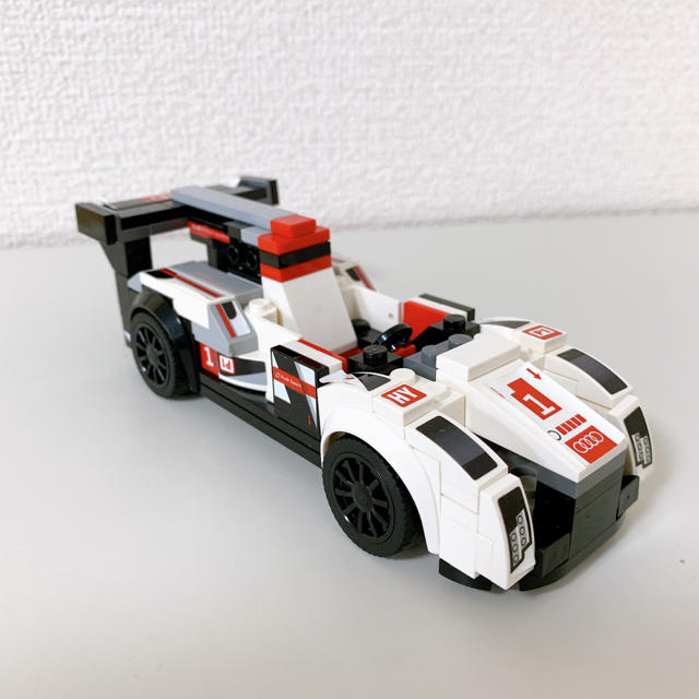 Lego(レゴ)の値下げ【白!赤!黒!】レーシングカー　車　レゴ　LEGO キッズ/ベビー/マタニティのおもちゃ(積み木/ブロック)の商品写真