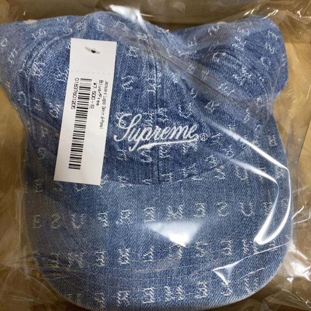 supreme Jacquard Logos Denim 6-Panel