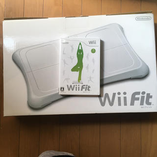 ウィー(Wii)のWiiフィット　バランスボード　セット(家庭用ゲームソフト)