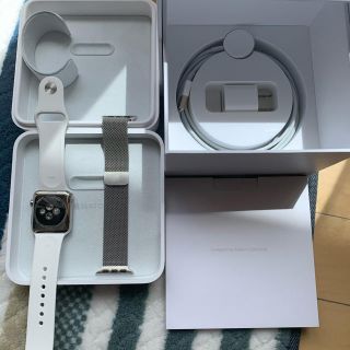 アップル(Apple)のApple Watch series1 ステンレスモデル38mm(腕時計(デジタル))