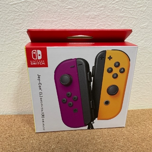 Nintendo JOY-CON (L)/(R) ネオンパープル　オレンジ