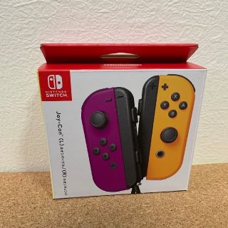 ニンテンドースイッチ(Nintendo Switch)のNintendo JOY-CON (L)/(R) ネオンパープル　オレンジ(その他)