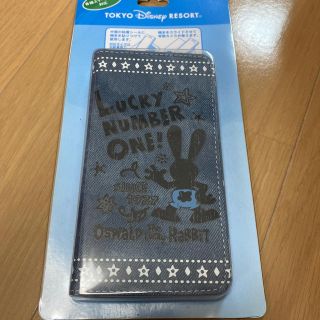 ディズニー(Disney)のオズワルド　デニム　スマートフォンケース(モバイルケース/カバー)