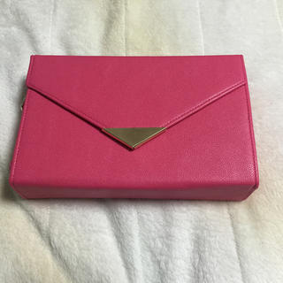 エヌナチュラルビューティーベーシック(N.Natural beauty basic)の美品！2way pink bag(クラッチバッグ)