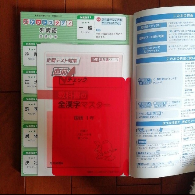 てっちゃん2029様専用です「中学教科書ワ－ク 光村図書版国語 国語　１年」 エンタメ/ホビーの本(語学/参考書)の商品写真