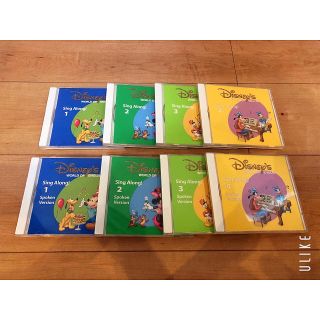 ディズニー(Disney)の【新品同様美品】DWE シングアロング CD8枚セット☆(知育玩具)