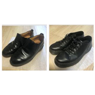 ドクターマーチン(Dr.Martens)の2足セット！　ドクターマーチン  UK7 25.5〜26センチ　3ホール(ドレス/ビジネス)