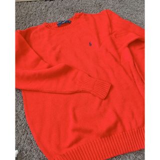 ポロラルフローレン(POLO RALPH LAUREN)のラルフローレン 赤ニット(ニット/セーター)