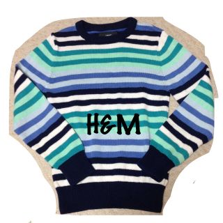 エイチアンドエム(H&M)のキャンペーン期間限定価格！H&M ボーダーニット 140(ニット)