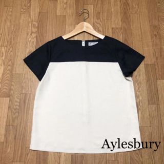 アリスバーリー(Aylesbury)のAylesbury アリスバーリー ブラウス Ｔシャツ 半袖 フォーマル M(シャツ/ブラウス(半袖/袖なし))