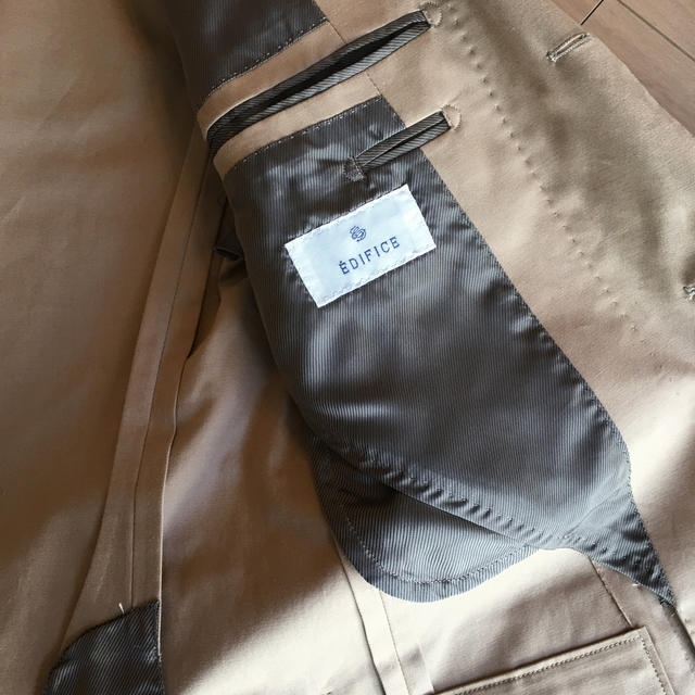 EDIFICE(エディフィス)のEDIFICE ベージュ　ジャケット メンズのジャケット/アウター(ブルゾン)の商品写真