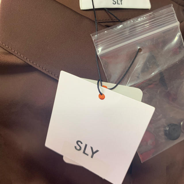 SLY(スライ)の新品 SLY SATIN SH TOPS レディースのトップス(カットソー(長袖/七分))の商品写真