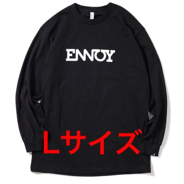 1LDK SELECT(ワンエルディーケーセレクト)の【L】ENNOY L/S TEE BLACK ロンT ロングT メンズのトップス(Tシャツ/カットソー(七分/長袖))の商品写真