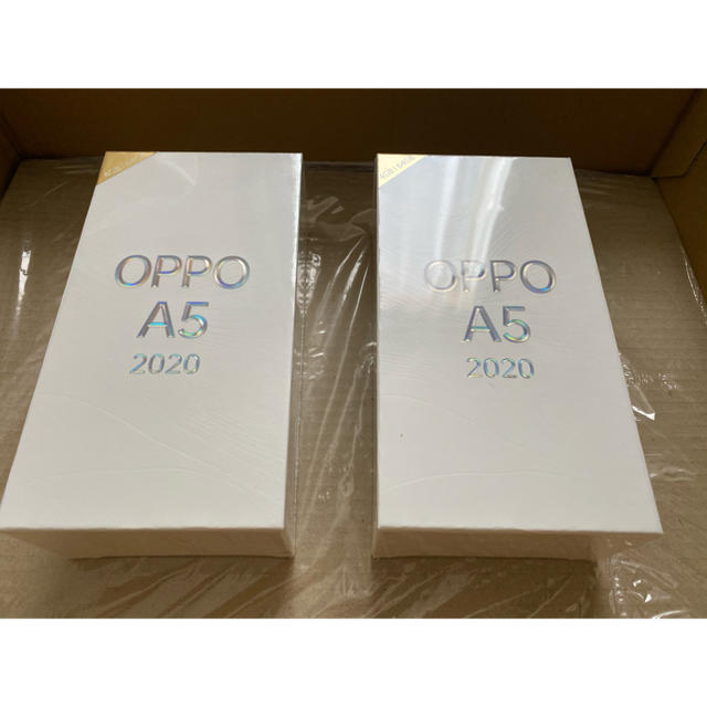 【新品未開封】OPPO A5 2020 モバイル版 SIMフリー2台