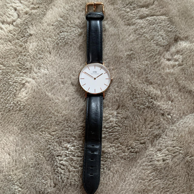 Daniel Wellington(ダニエルウェリントン)のDaniel Wellington 36mm ブラック レディースのファッション小物(腕時計)の商品写真