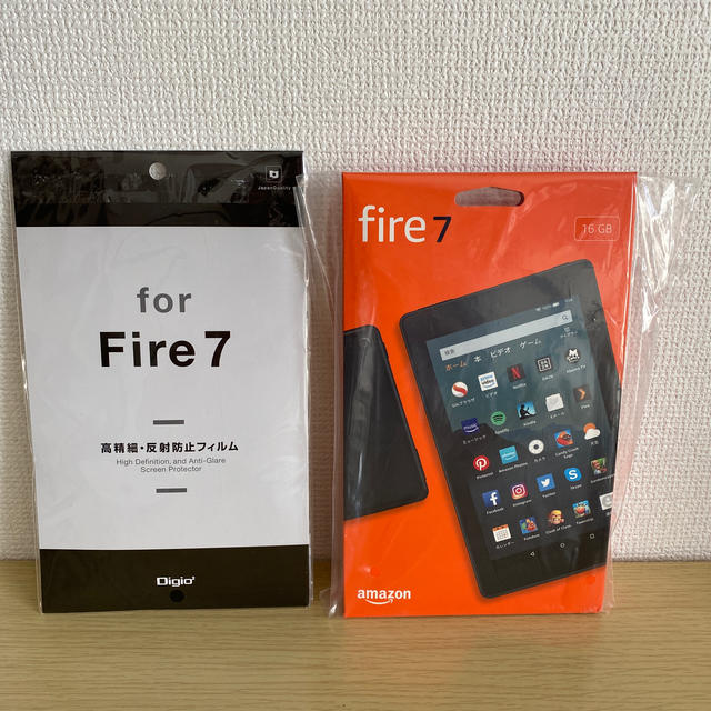 Kindle fire 7 タブレット　新品　本体　保護フィルム　付き