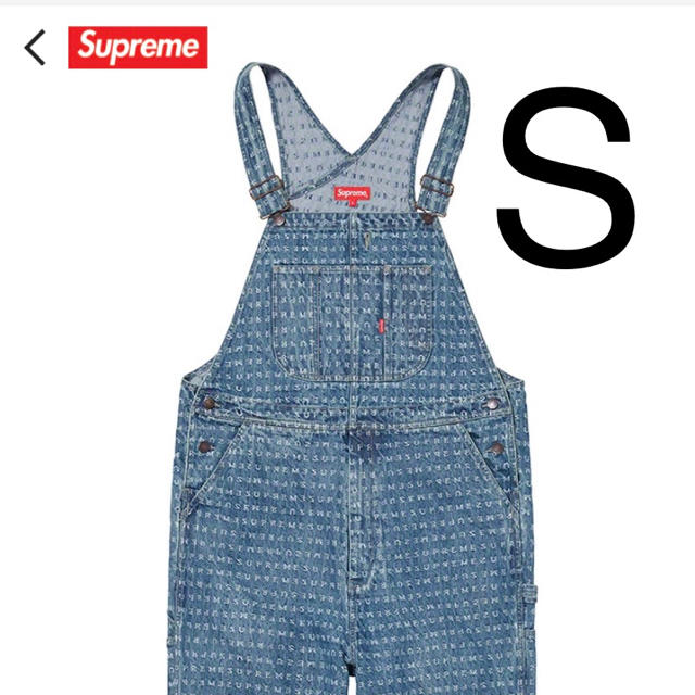 Supreme(シュプリーム)のSupreme Jacquard Logos Denim Overalls メンズのパンツ(サロペット/オーバーオール)の商品写真