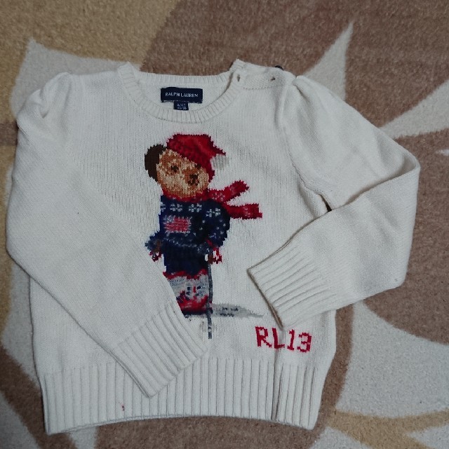 Ralph Lauren(ラルフローレン)のラルフローレン セーター キッズ/ベビー/マタニティのキッズ服女の子用(90cm~)(ニット)の商品写真