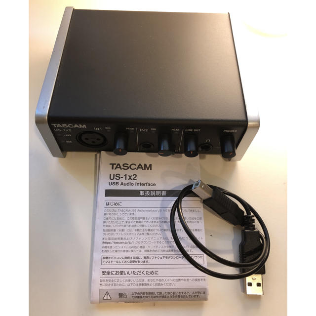 TASCAM US-1×2 オーディオインターフェース 楽器のDTM/DAW(オーディオインターフェイス)の商品写真