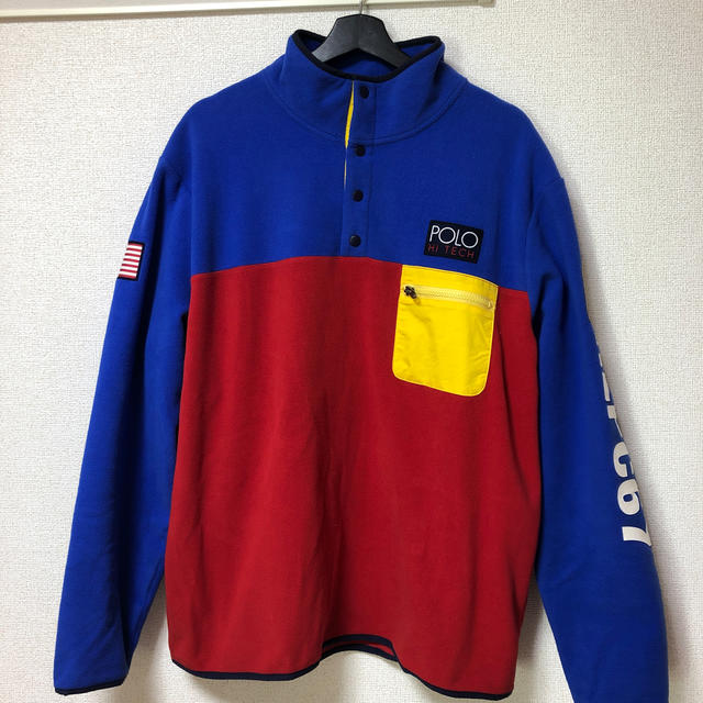 POLO RALPH LAUREN(ポロラルフローレン)のpolo 1992 1993 vintage hitech メンズのトップス(スウェット)の商品写真