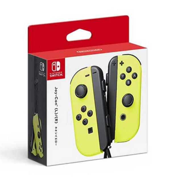 【6,800円即決可】Joy-Con(L)(R)ネオンイエロー 2