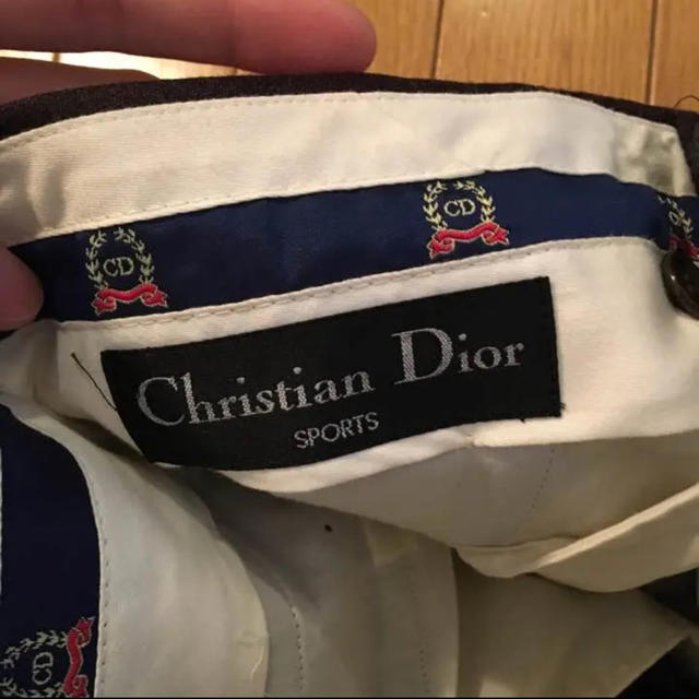 Christian Dior チェックスラックス Christian Dior チェックスラックス