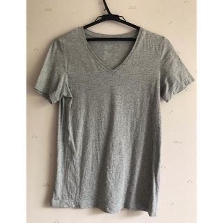 ムジルシリョウヒン(MUJI (無印良品))の無印　　Vネック Tシャツ　Lサイズ(Tシャツ(半袖/袖なし))