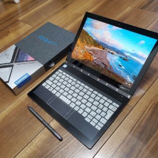 レノボ(Lenovo)の美品＆ペン付 YOGA BOOK C930 ZA3S0144(ノートPC)