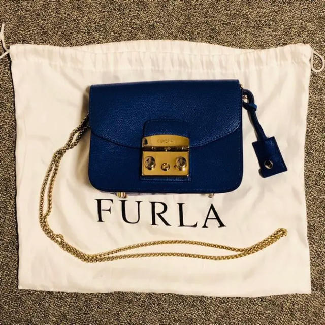 美品 フルラ FURLA メトロポリス バッグ クラッチ