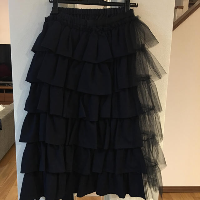 COMME des GARCONS(コムデギャルソン)のtricoフリルスカート レディースのスカート(ひざ丈スカート)の商品写真