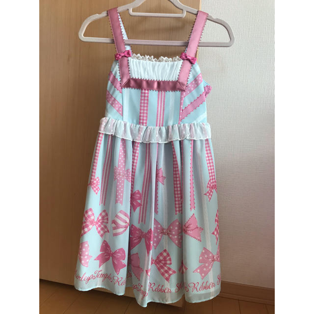 シャーリーテンプル リボンシフォンJSK 120cm - キッズ服女の子用(90cm~) シャーリーテンプル リボンシフォンJSK 120cm - キッズ服女の子用(90cm~)