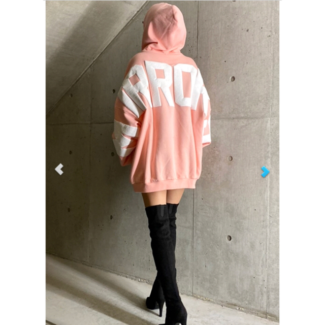 HOT新品 未着用 ミラーナイン icon hoodie アイコンパーカー ピンクの