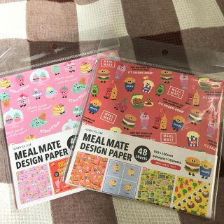 MEAL MATE デザインペーパー　折り紙　千代紙(キャラクターグッズ)