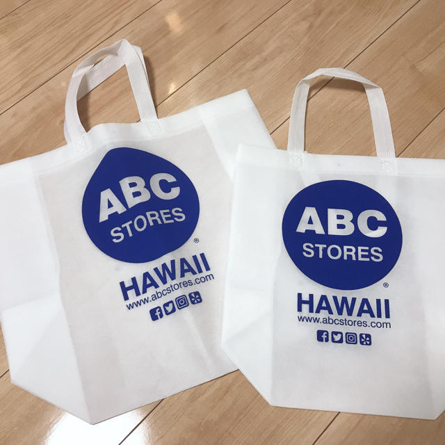 ABC STORES 2つセット　Hawaii エコバッグ レディースのバッグ(エコバッグ)の商品写真