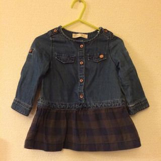 ザラキッズ(ZARA KIDS)の☆★ZARA♡デニム切替ワンピース(ワンピース)