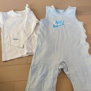 ナイキ(NIKE)のナイキ　長袖ロンパースセット　80センチ(ロンパース)