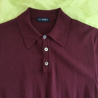 ジョンスメドレー(JOHN SMEDLEY)のタカRさま専用ビームスエフ　ニットポロシャツ(ポロシャツ)