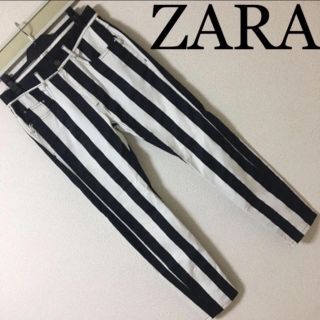 ザラ(ZARA)の良品◆ZARA ザラ◆ロンドンストライプ ストレッチ スキニー スリム パンツ(デニム/ジーンズ)